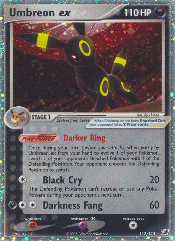 Umbreon ex (112/115) [EX: Unseen Forces] | North Valley Games