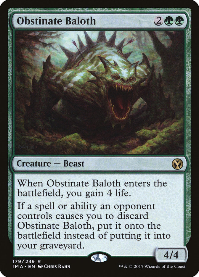 Obstinate Baloth [Iconic Masters] | North Valley Games