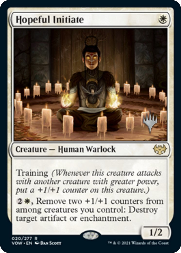 Hopeful Initiate (Promo Pack) [Innistrad: Crimson Vow Promos] | North Valley Games