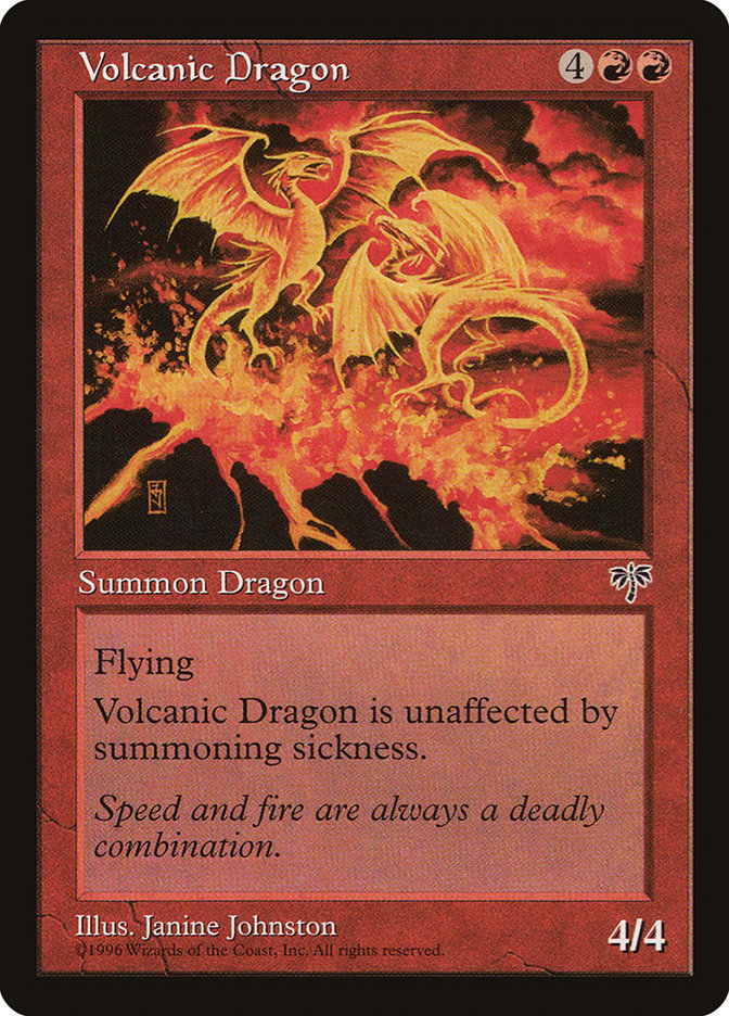 Volcanic Dragon [Mirage] | North Valley Games