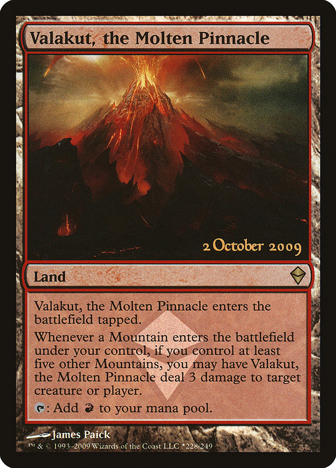 Valakut, the Molten Pinnacle [Zendikar Prerelease Promos] | North Valley Games