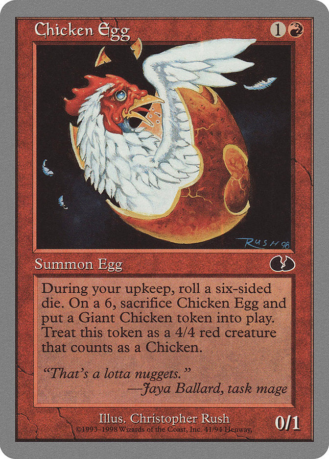 Chicken Egg [Unglued] | North Valley Games
