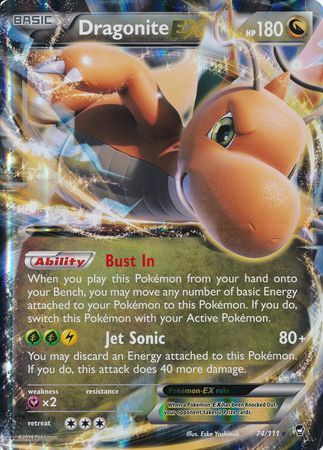 Dragonite EX (74/111) (Jumbo Card) [XY: Furious Fists] | North Valley Games