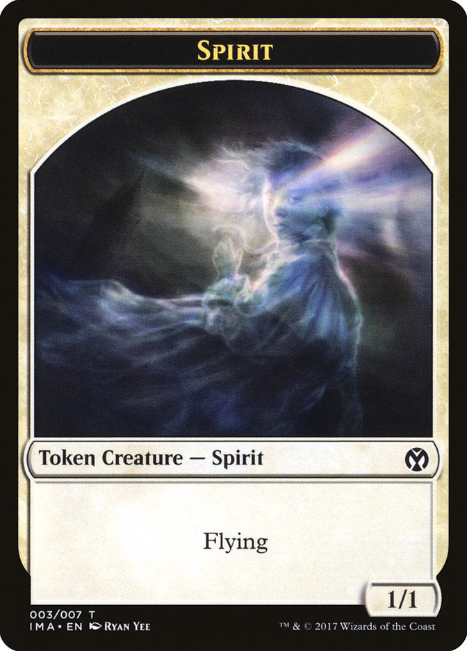 Spirit Token [Iconic Masters Tokens] | North Valley Games