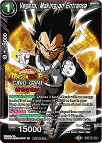 Vegeta, Making an Entrance (Top 16 Winner) (BT7-101) [Tournament Promotion Cards] | North Valley Games