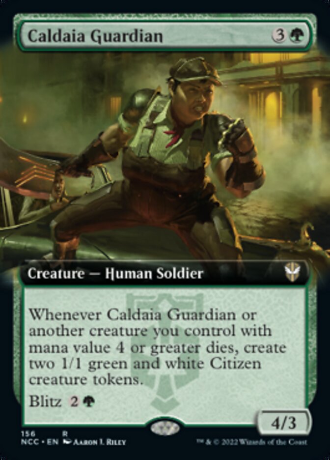 Caldaia Guardian (Extended Art) [Streets of New Capenna Commander] | North Valley Games