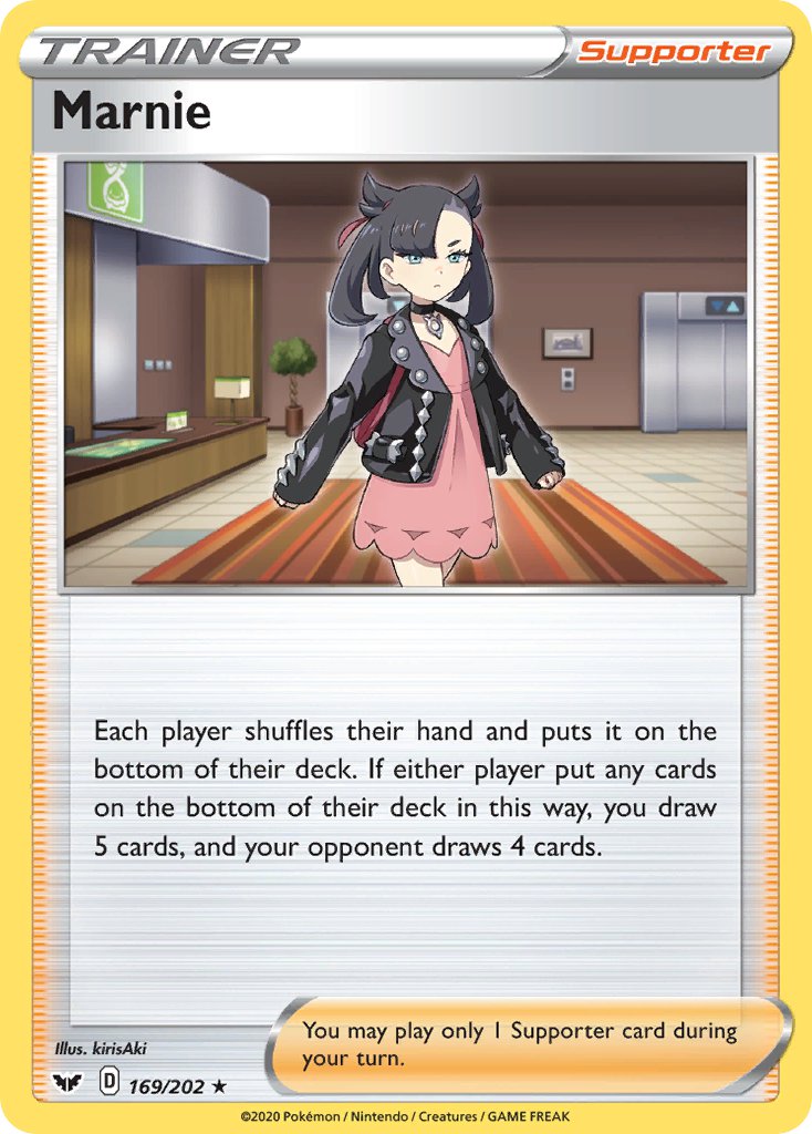 Marnie (169/202) (Theme Deck Exclusive) [Sword & Shield: Base Set] | North Valley Games