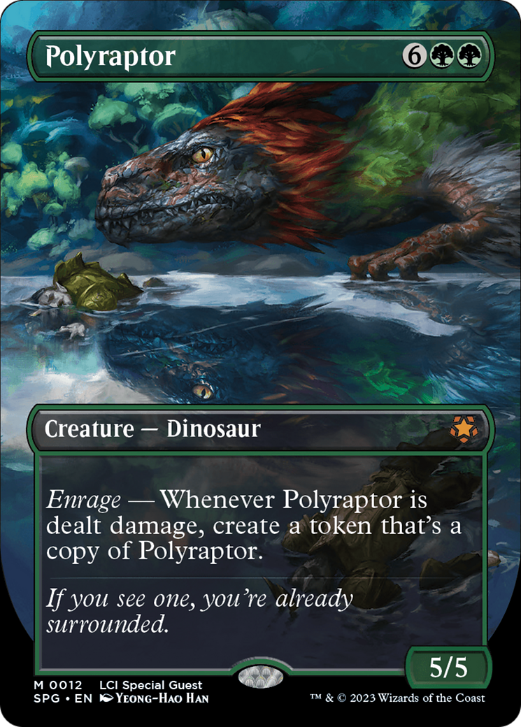 Polyraptor (Borderless) [The Lost Caverns of Ixalan Special Guests] | North Valley Games