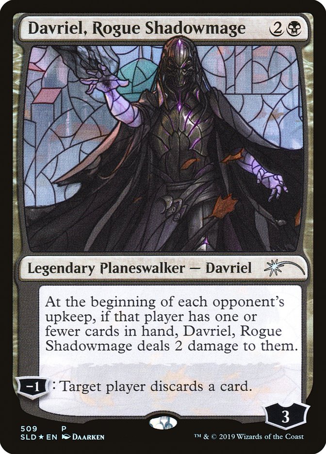 Davriel, Rogue Shadowmage (Stained Glass) [Secret Lair Drop Promos] | North Valley Games