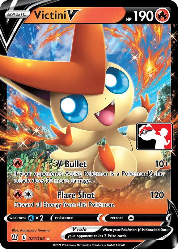 Victini V (021/163) [Prize Pack Series One] | North Valley Games