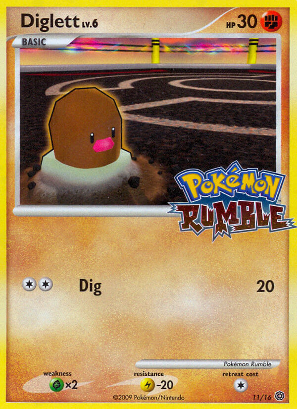 Diglett (11/16) [Pokémon Rumble] | North Valley Games