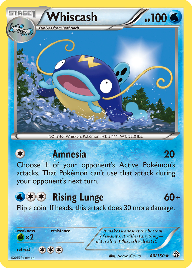 Whiscash (40/160) [XY: Primal Clash] | North Valley Games