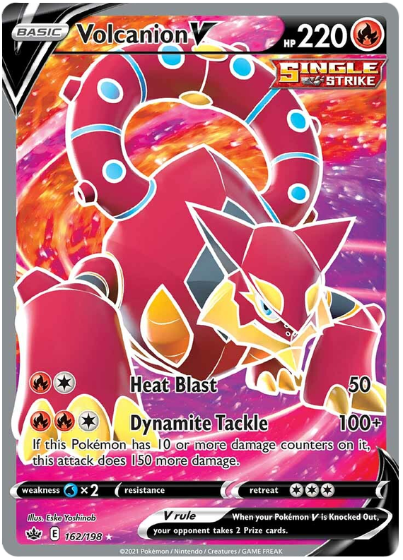 Volcanion V (162/198) [Sword & Shield: Chilling Reign] | North Valley Games
