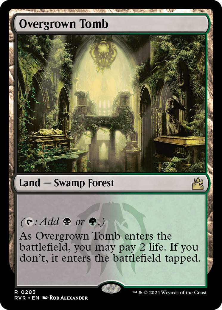 Overgrown Tomb [Ravnica Remastered] | North Valley Games