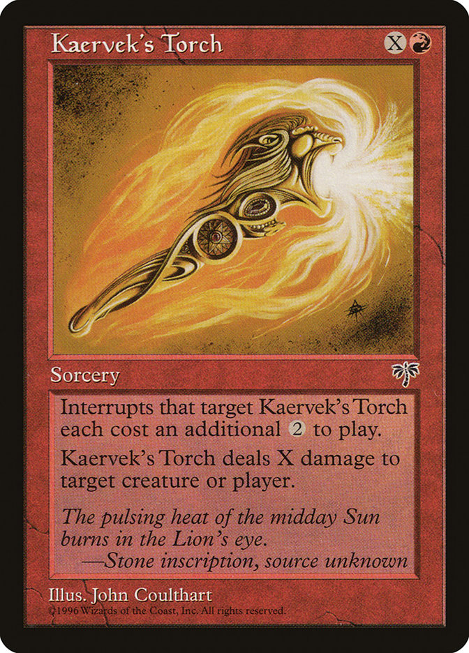 Kaervek's Torch [Mirage] | North Valley Games