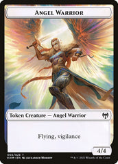 Treasure // Angel Warrior Double-Sided Token [Kaldheim Tokens] | North Valley Games
