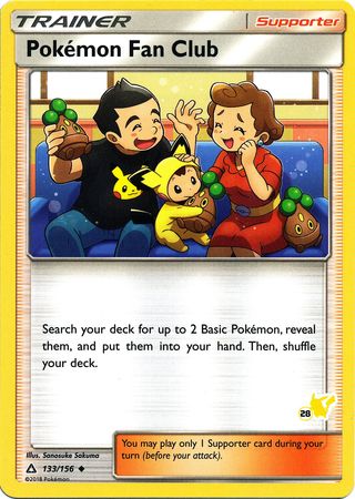 Pokemon Fan Club (133/156) (Pikachu Stamp #28) [Battle Academy 2020] | North Valley Games