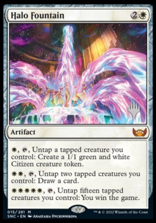 Halo Fountain (Promo Pack) [Streets of New Capenna Promos] | North Valley Games