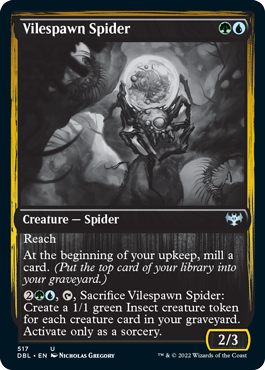 Vilespawn Spider [Innistrad: Double Feature] | North Valley Games