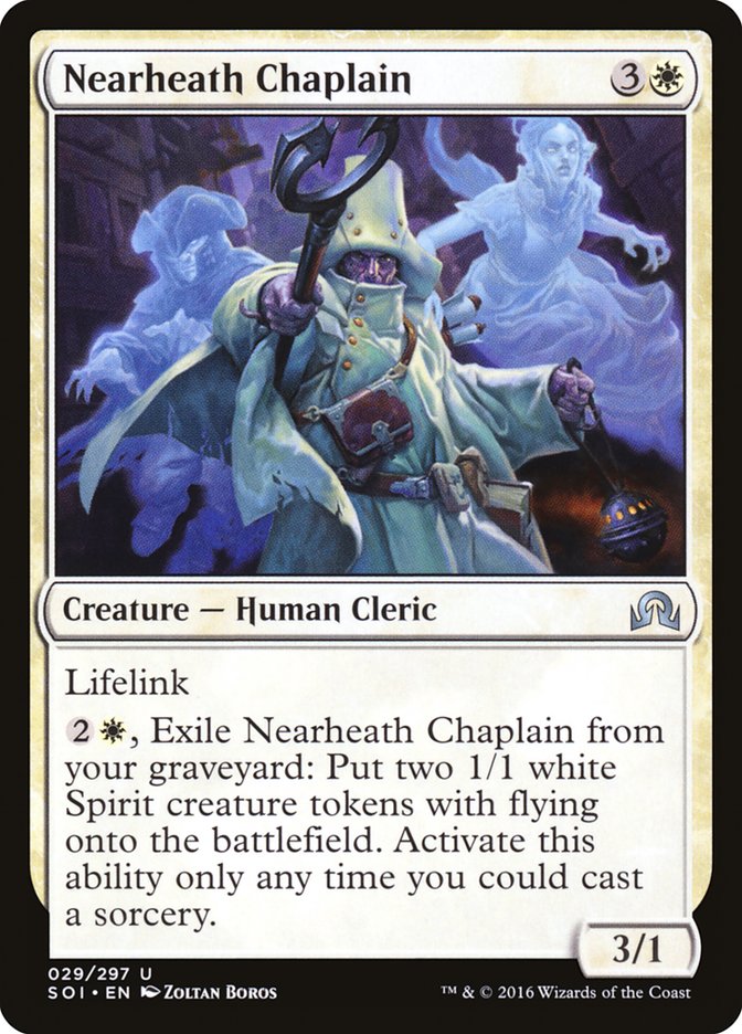 Nearheath Chaplain [Shadows over Innistrad] | North Valley Games