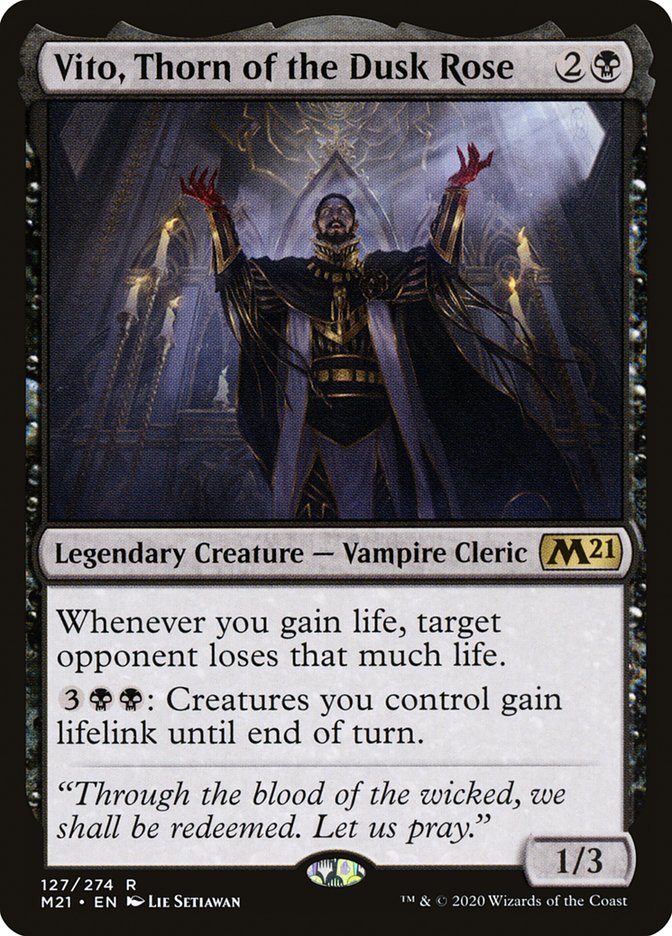 Vito, Thorn of the Dusk Rose [Core Set 2021] | North Valley Games