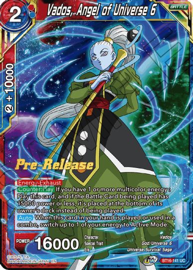 Vados, Angel of the Universe 6 (BT16-141) [Realm of the Gods Prerelease Promos] | North Valley Games