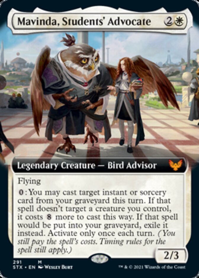 Mavinda, Students' Advocate (Extended Art) [Strixhaven: School of Mages] | North Valley Games