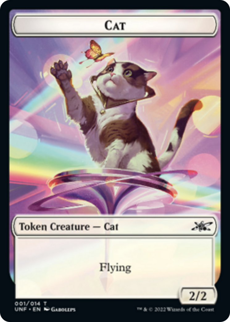 Cat // Balloon Double-Sided Token [Unfinity Tokens] | North Valley Games