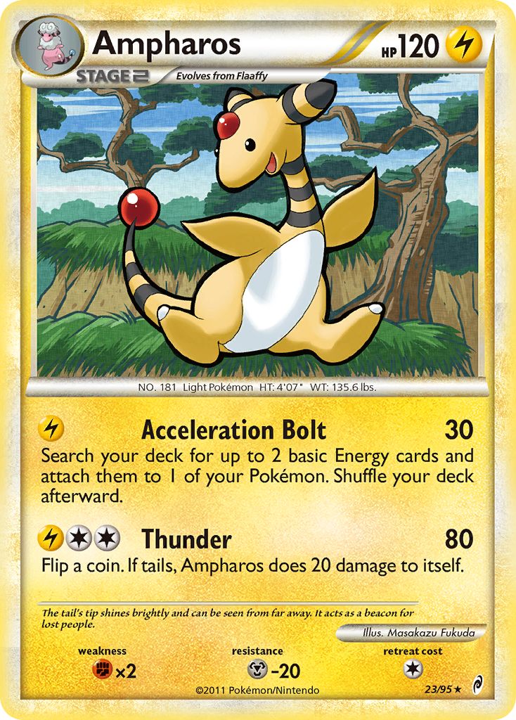 Ampharos (23/95) [HeartGold & SoulSilver: Call of Legends] | North Valley Games