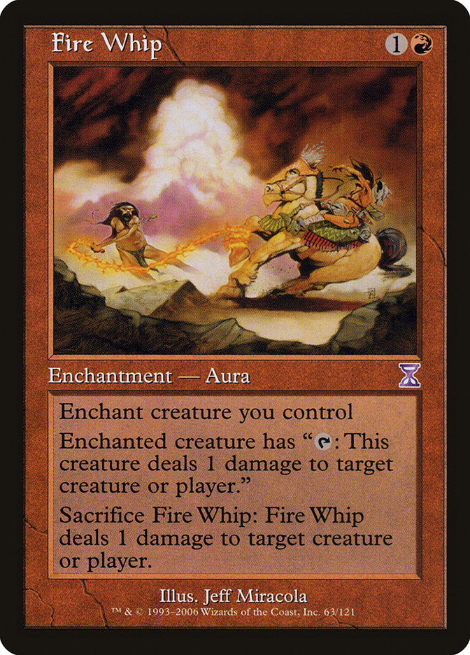 Fire Whip [Time Spiral Timeshifted] | North Valley Games