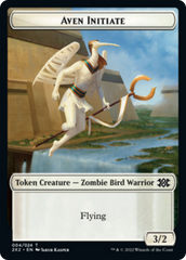 Spider // Aven Initiate Double-Sided Token [Double Masters 2022 Tokens] | North Valley Games