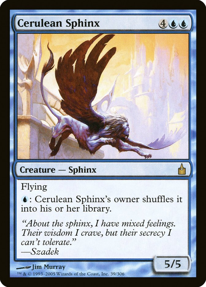 Cerulean Sphinx [Ravnica: City of Guilds] | North Valley Games