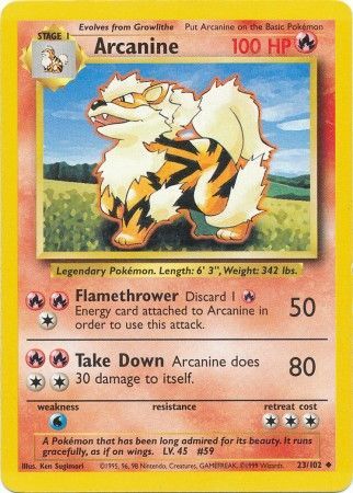 Arcanine (23/102) [Base Set Unlimited] | North Valley Games