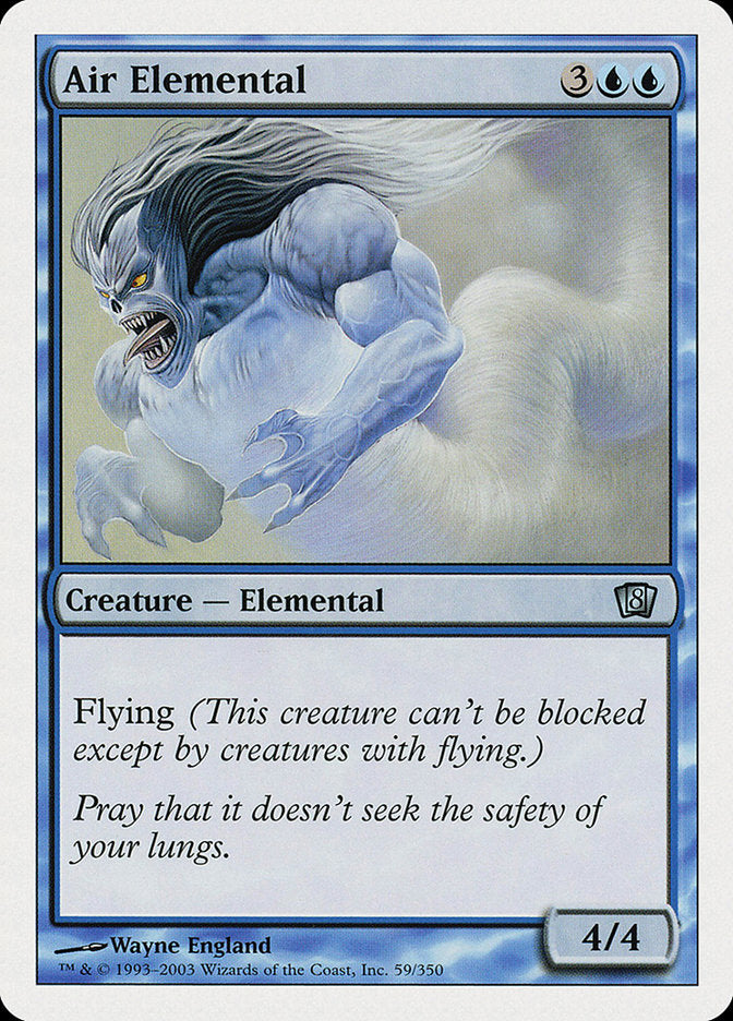 Air Elemental [Eighth Edition] | North Valley Games