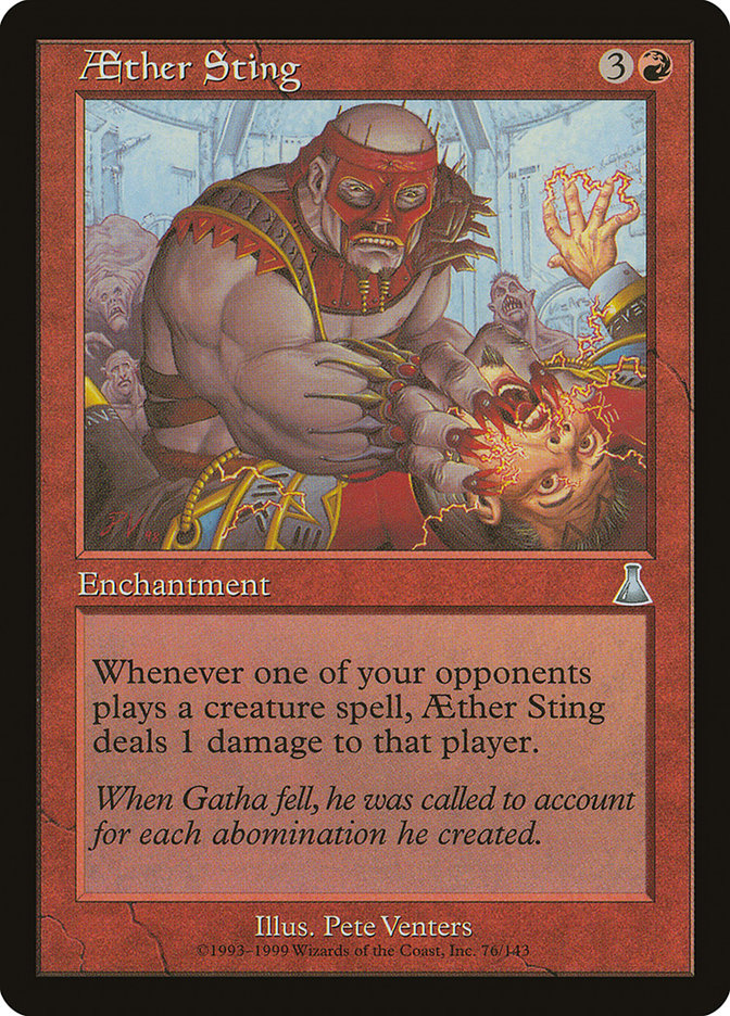 Aether Sting [Urza's Destiny] | North Valley Games