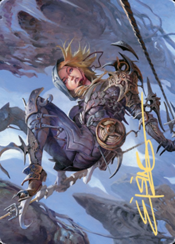 Blackbloom Rogue Art Card (Gold-Stamped Signature) [Zendikar Rising Art Series] | North Valley Games