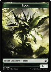 Plant // Snake Double-Sided Token [Commander 2019 Tokens] | North Valley Games