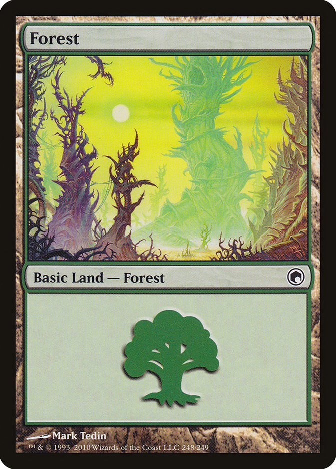 Forest (248) [Scars of Mirrodin] | North Valley Games