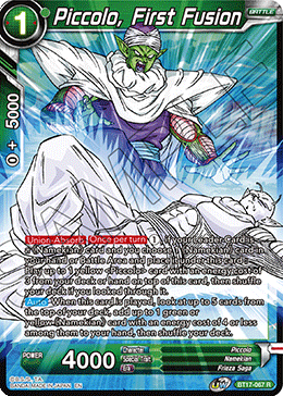 Piccolo, First Fusion (BT17-067) [Ultimate Squad] | North Valley Games