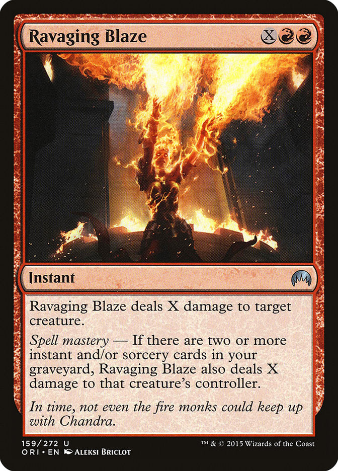 Ravaging Blaze [Magic Origins] | North Valley Games