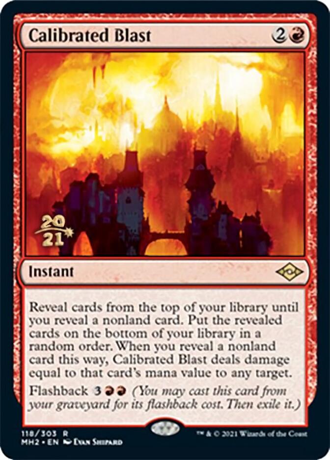 Calibrated Blast [Modern Horizons 2 Prerelease Promos] | North Valley Games