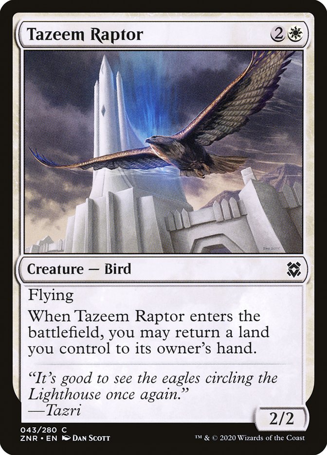 Tazeem Raptor [Zendikar Rising] | North Valley Games