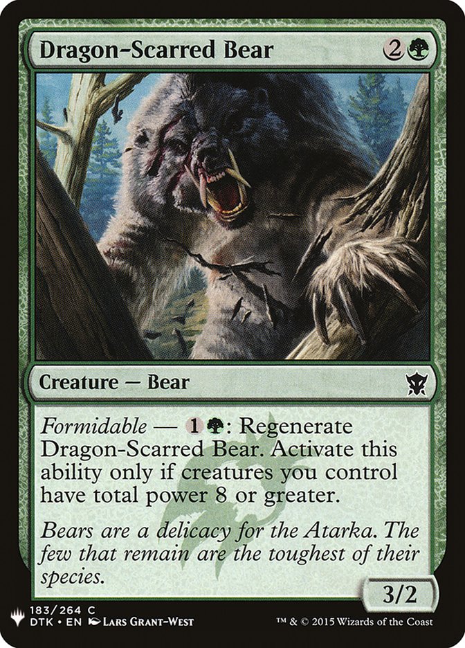 Dragon-Scarred Bear [Mystery Booster] | North Valley Games