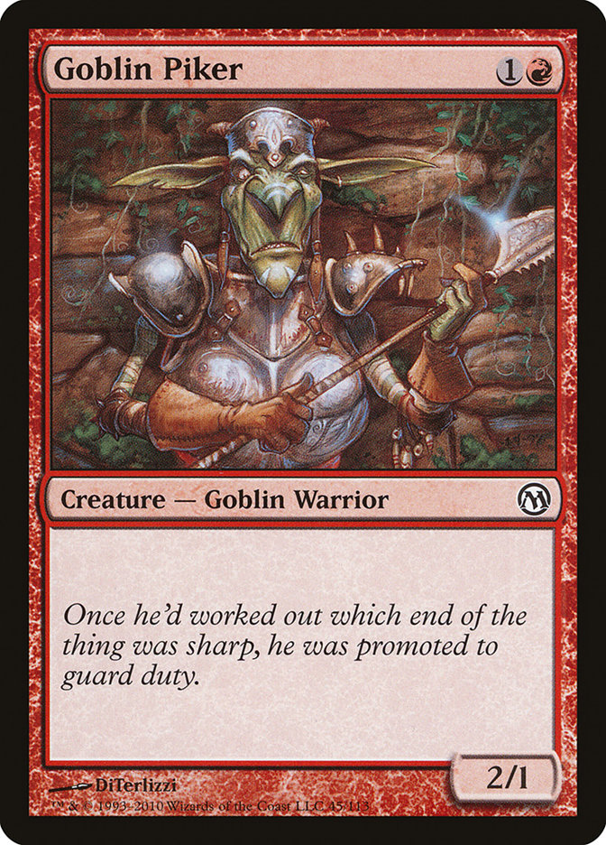 Goblin Piker [Duels of the Planeswalkers] | North Valley Games