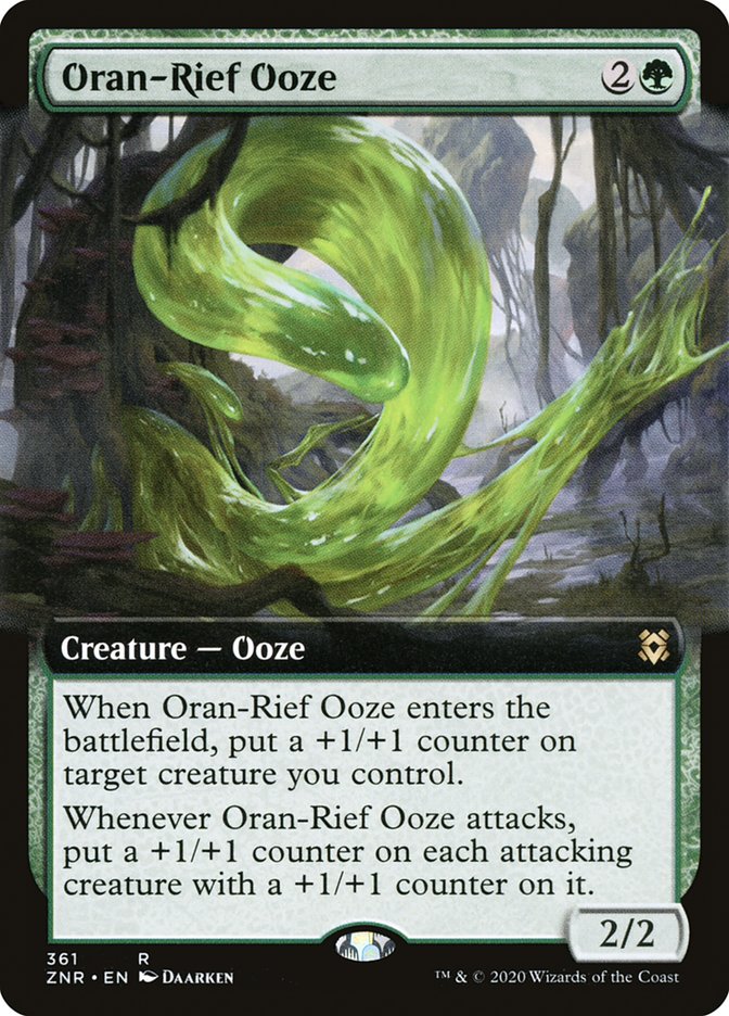 Oran-Rief Ooze (Extended Art) [Zendikar Rising] | North Valley Games