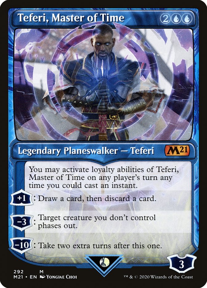 Teferi, Master of Time (Showcase) (292) [Core Set 2021] | North Valley Games