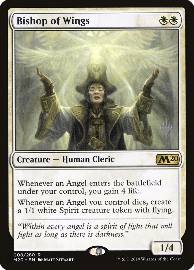 Bishop of Wings (Promo Pack) [Core Set 2020 Promos] | North Valley Games