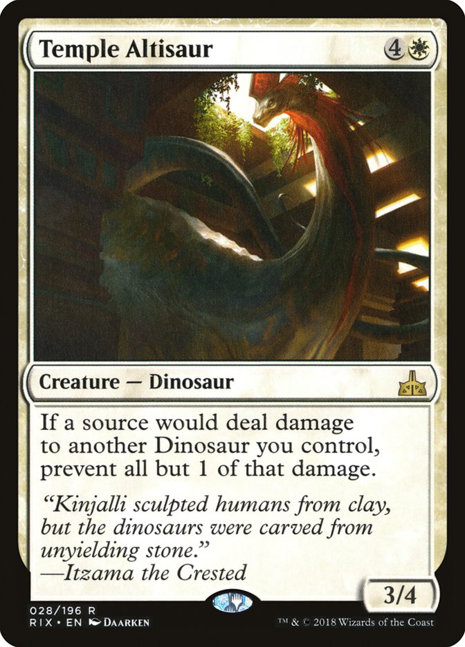 Temple Altisaur [Rivals of Ixalan] | North Valley Games
