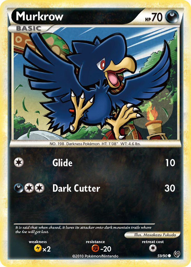 Murkrow (59/90) [HeartGold & SoulSilver: Undaunted] | North Valley Games