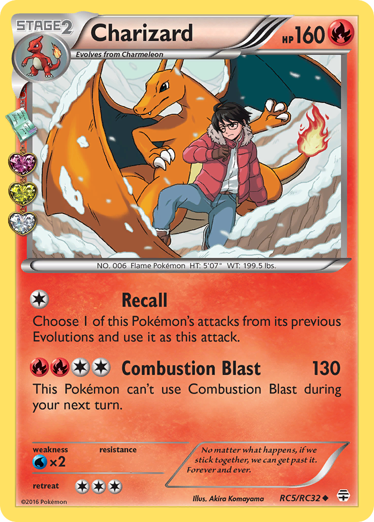 Charizard (RC5/RC32) [XY: Generations] | North Valley Games